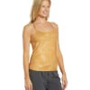 PrAna Wander Often Yoga Top Toffee Glow