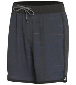 PrAna Men's Ground Speed 7.5" Inseam Yoga Shorts Black Allegro