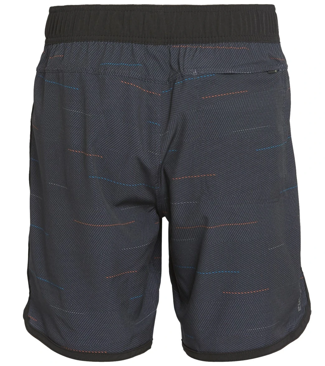 PrAna Men's Ground Speed 7.5" Inseam Yoga Shorts Black Allegro - Image 2