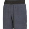 PrAna Men's The Slope 7" Inseam Yoga Shorts Charcoal Weaver