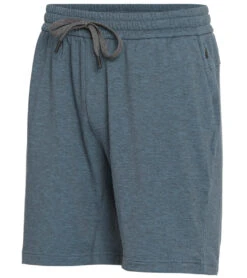 PrAna Men's Altitude Tracker 8" Inseam Yoga Shorts Admiral Blue