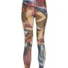 PrAna Kimble Printed 7/8 Yoga Leggings Wine Mixer