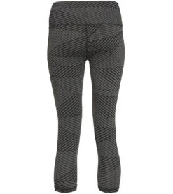 PrAna Transform High Waisted Yoga Capris Charcoal Thatch