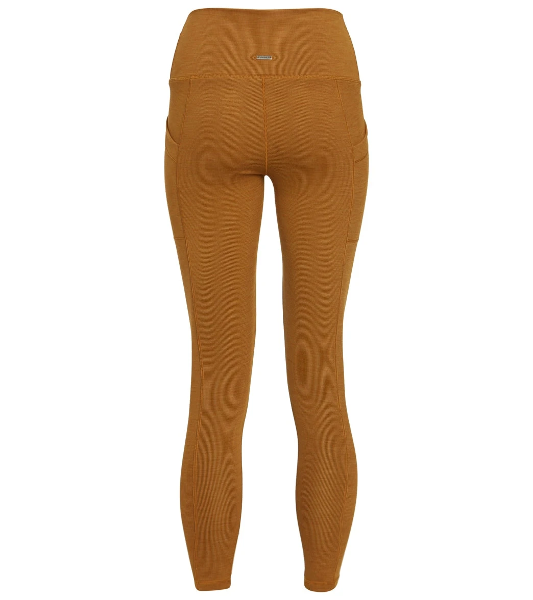 PrAna Becksa 7/8 Yoga Leggings Antique Bronze Heather - Image 2