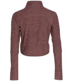 PrAna Zandra Funnel Neck Raisin Heather