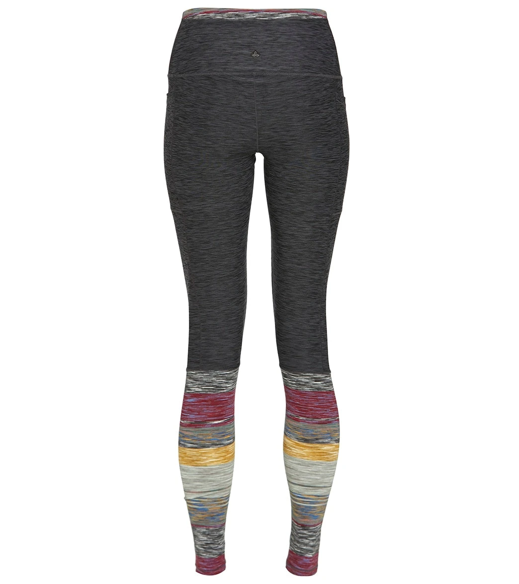 PrAna Zandra 7/8 Yoga Leggings Onyx Heather