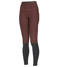 PrAna Zandra 7/8 Yoga Leggings Raisin Heather