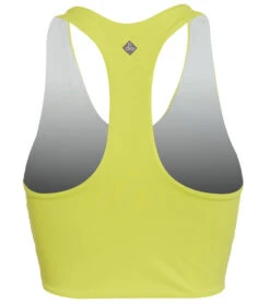 PrAna Momento Yoga Crop Top Chartreuse