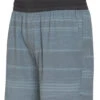 PrAna Men's The Slope 7" Inseam Yoga Shorts Ashy Kai Stripe