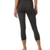 PrAna Transform High Waisted Yoga Capris Charcoal Stripe