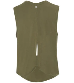PrAna Rogue Sleeveless Yoga Tank Cargo Green