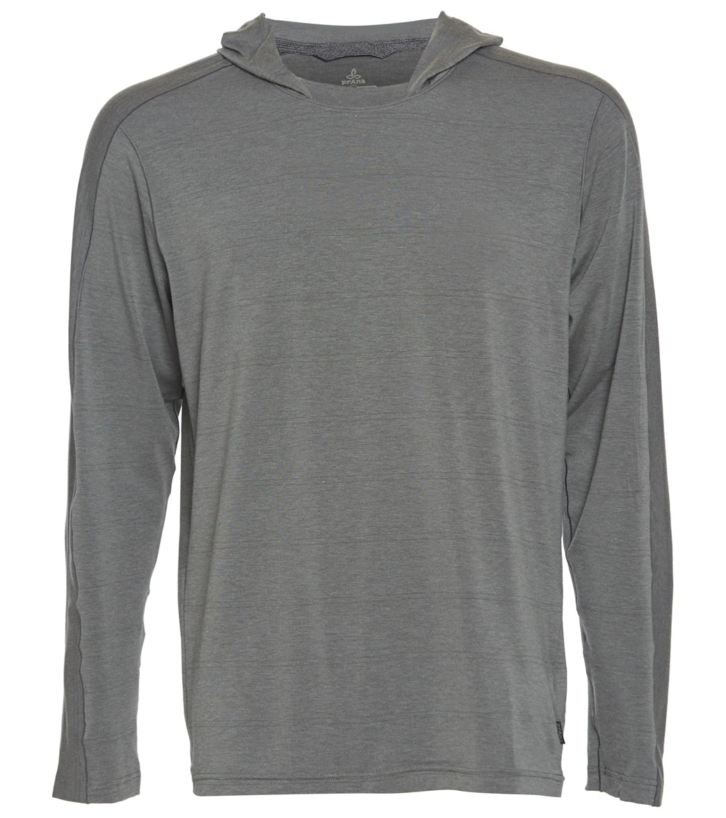 PrAna Men's Watchtower Long Sleeve Hoodie Castlerock - Image 2