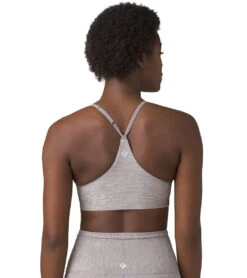 PrAna Epivine Yoga Sports Bra Carbon Heather