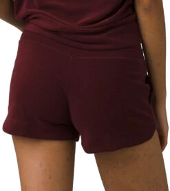 PrAna Mestia Yoga Shorts Maroon