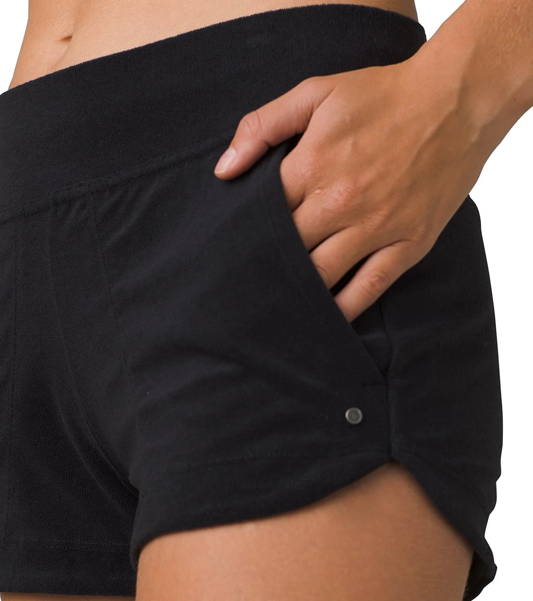 PrAna Mestia Yoga Shorts Black - Image 2