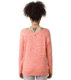 PrAna Geovine Top Hyper Coral