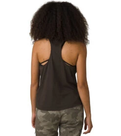 PrAna Organic Graphic Tank Washed Black Moonrise