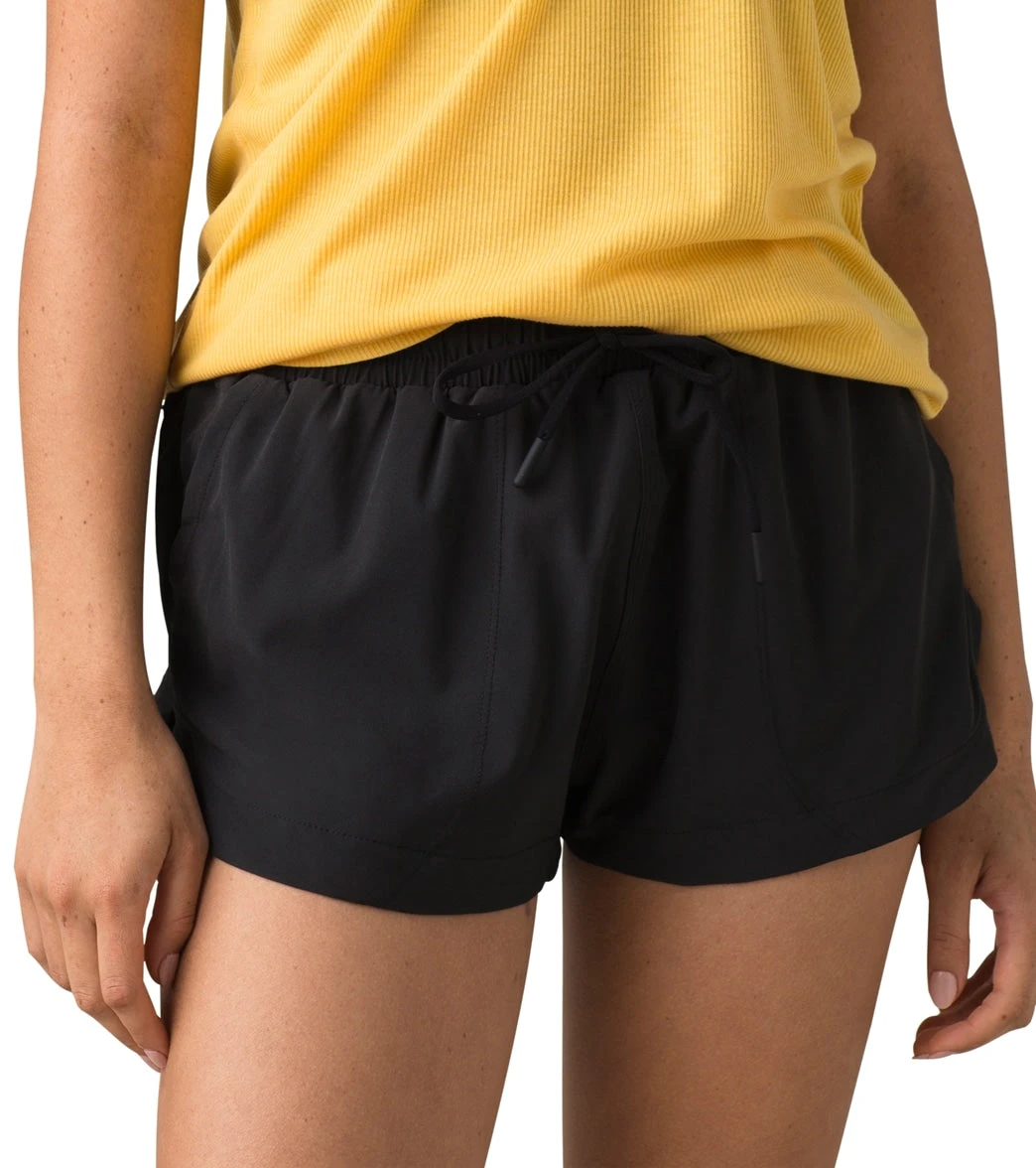 PrAna Casleo Yoga Shorts Black - Image 4