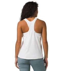 PrAna Organic Graphic Tank White