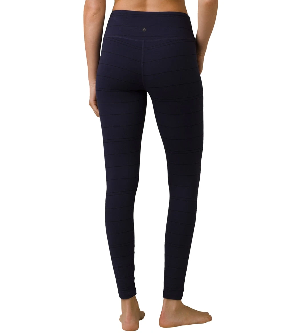 PrAna Pillar Yoga Leggings Nautical Stripe