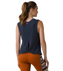 PrAna Rogue Sleeveless Yoga Tank Nautical