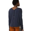 PrAna Rogue Long Sleeve Yoga Top Nautical