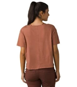 PrAna Women's Journeyman Tee 2.0 Terra Bear Squeeze