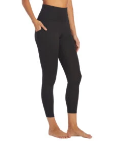PrAna Becksa 7/8 Yoga Leggings Solid Black