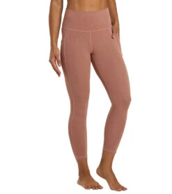 PrAna Becksa 7/8 Yoga Leggings Cloud Blush Heather
