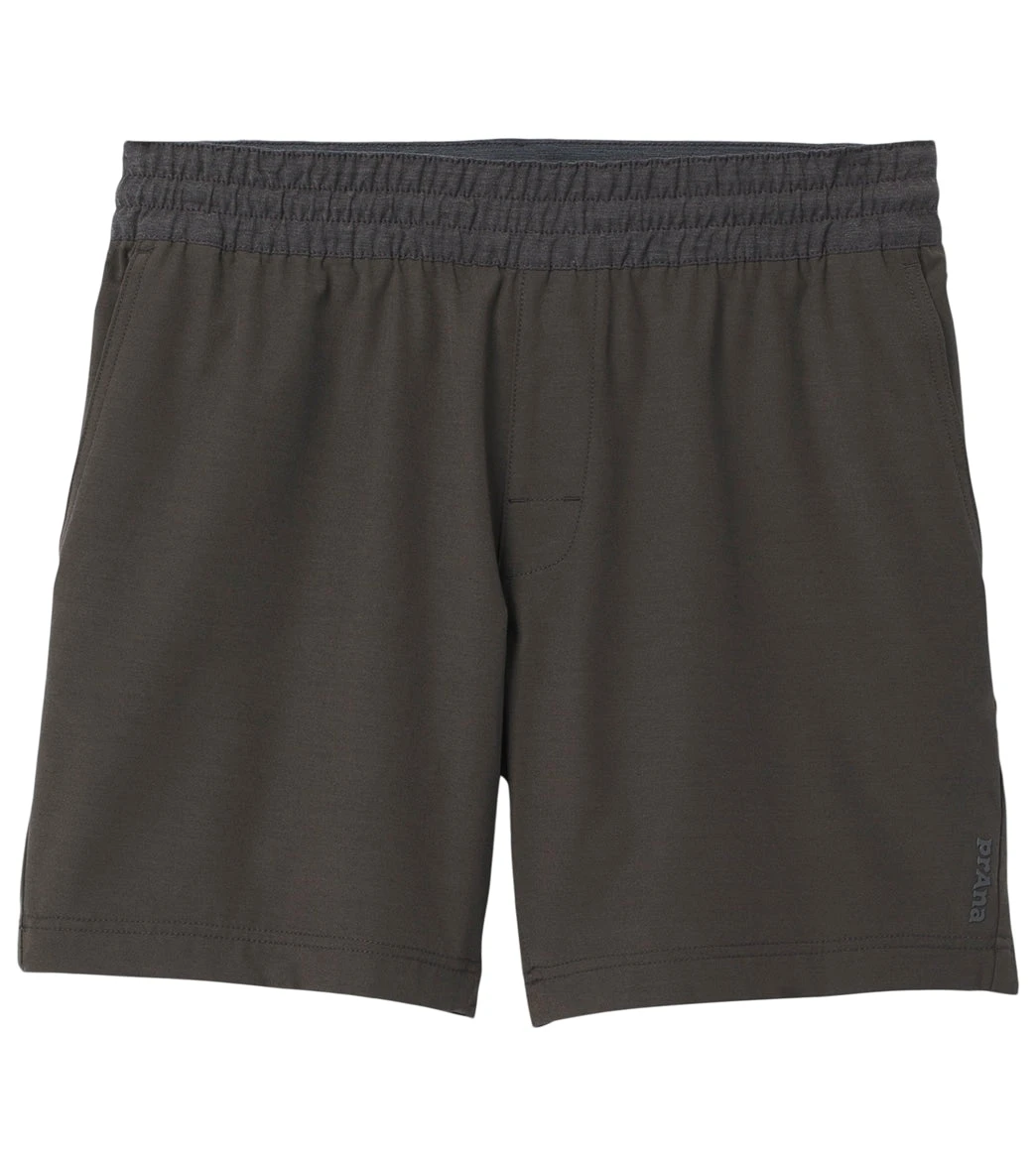 PrAna Men's Slope Short Black Olive Heather - Image 4