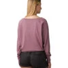PrAna Organic Graphic Long Sleeve Soft Musk Open Heart